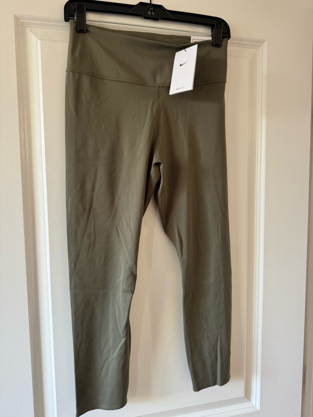 Nike Olive Performance Leggings with High Waist